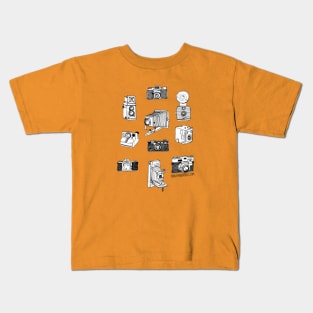 Vintage Cameras Kids T-Shirt